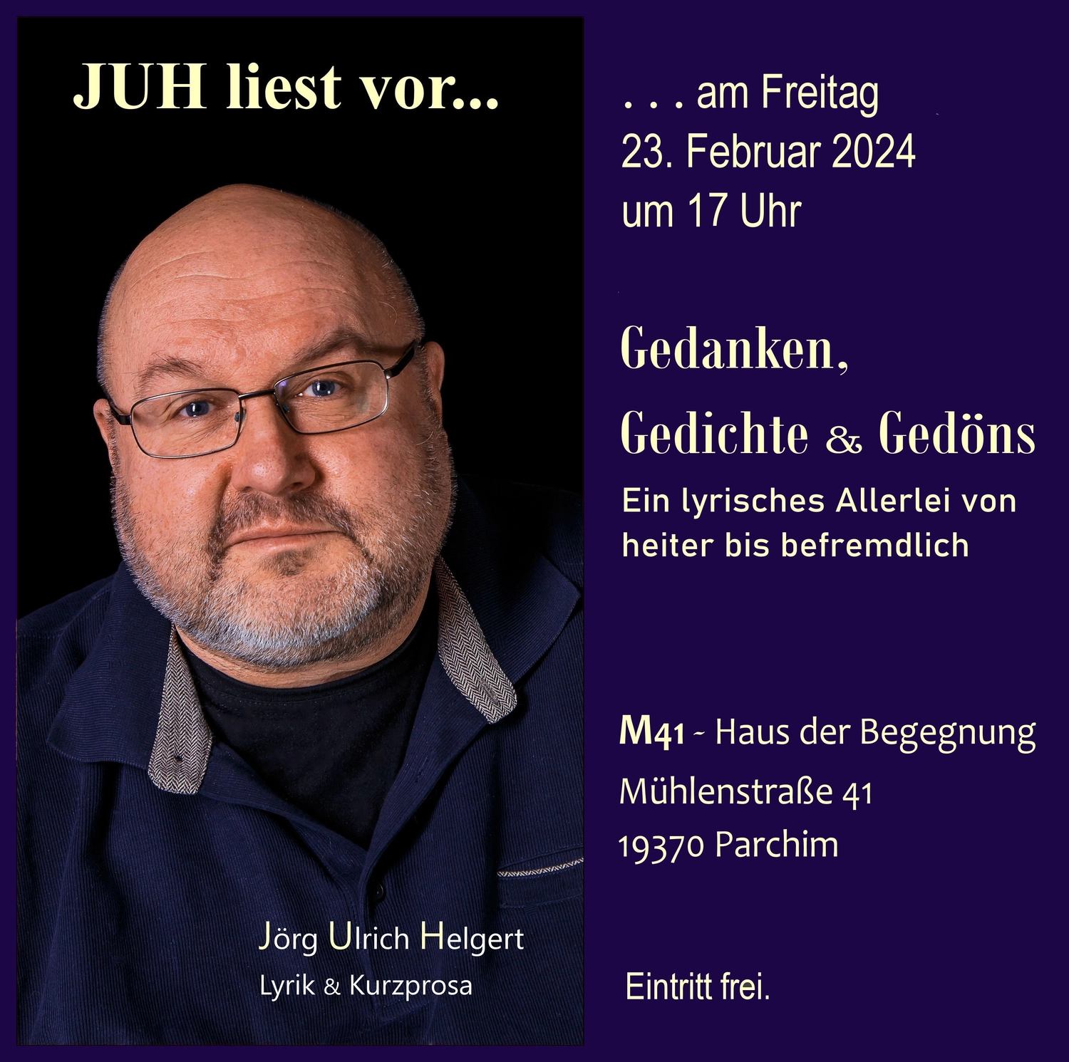 Jörg Ulrich Helgert - Lyriker - Buchcover