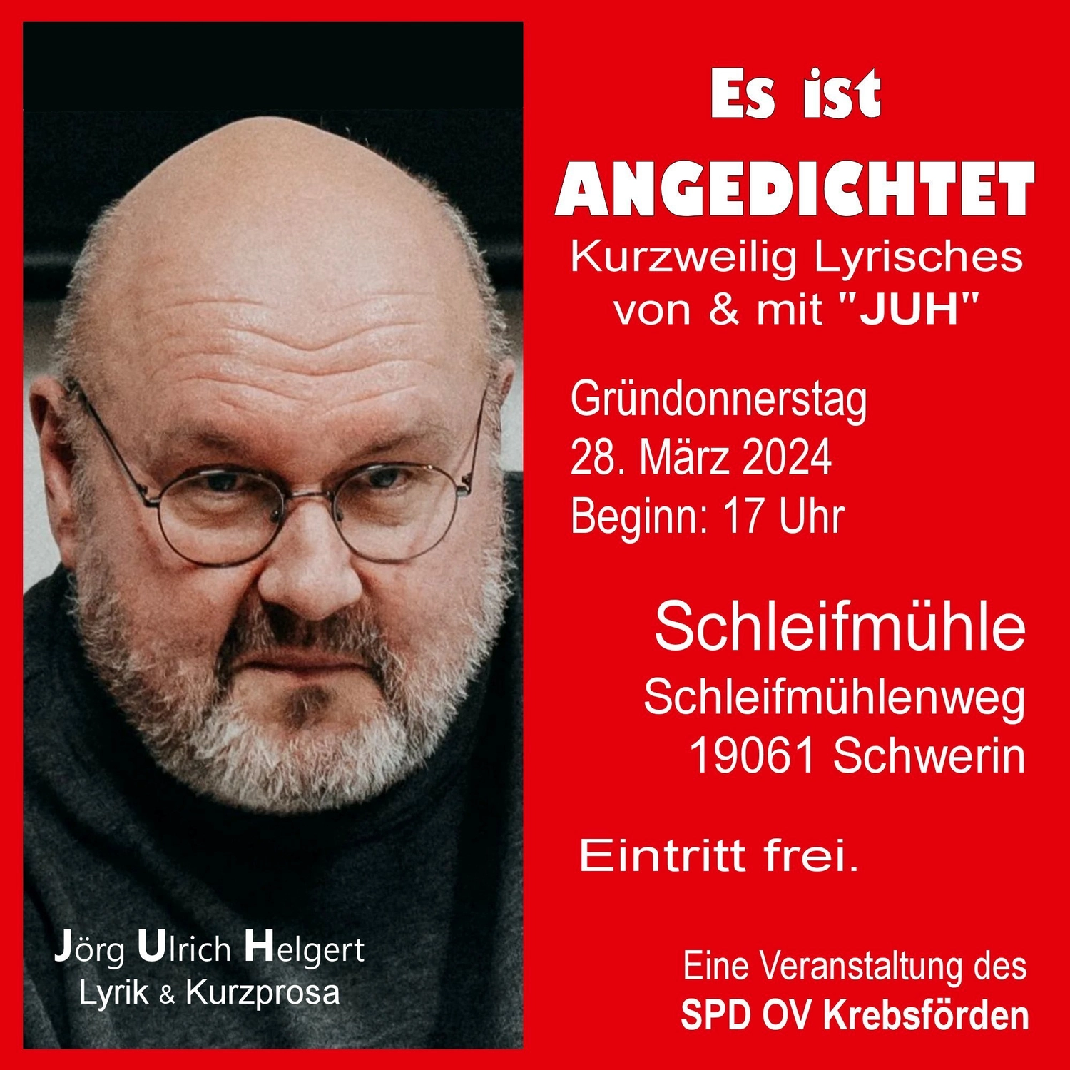 Jörg Ulrich Helgert - Lyriker - Buchcover
