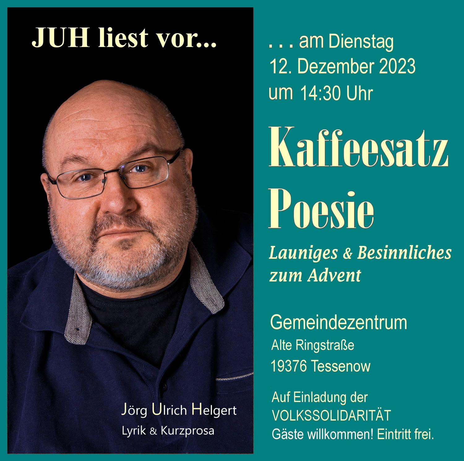 Jörg Ulrich Helgert - Lyriker - Buchcover