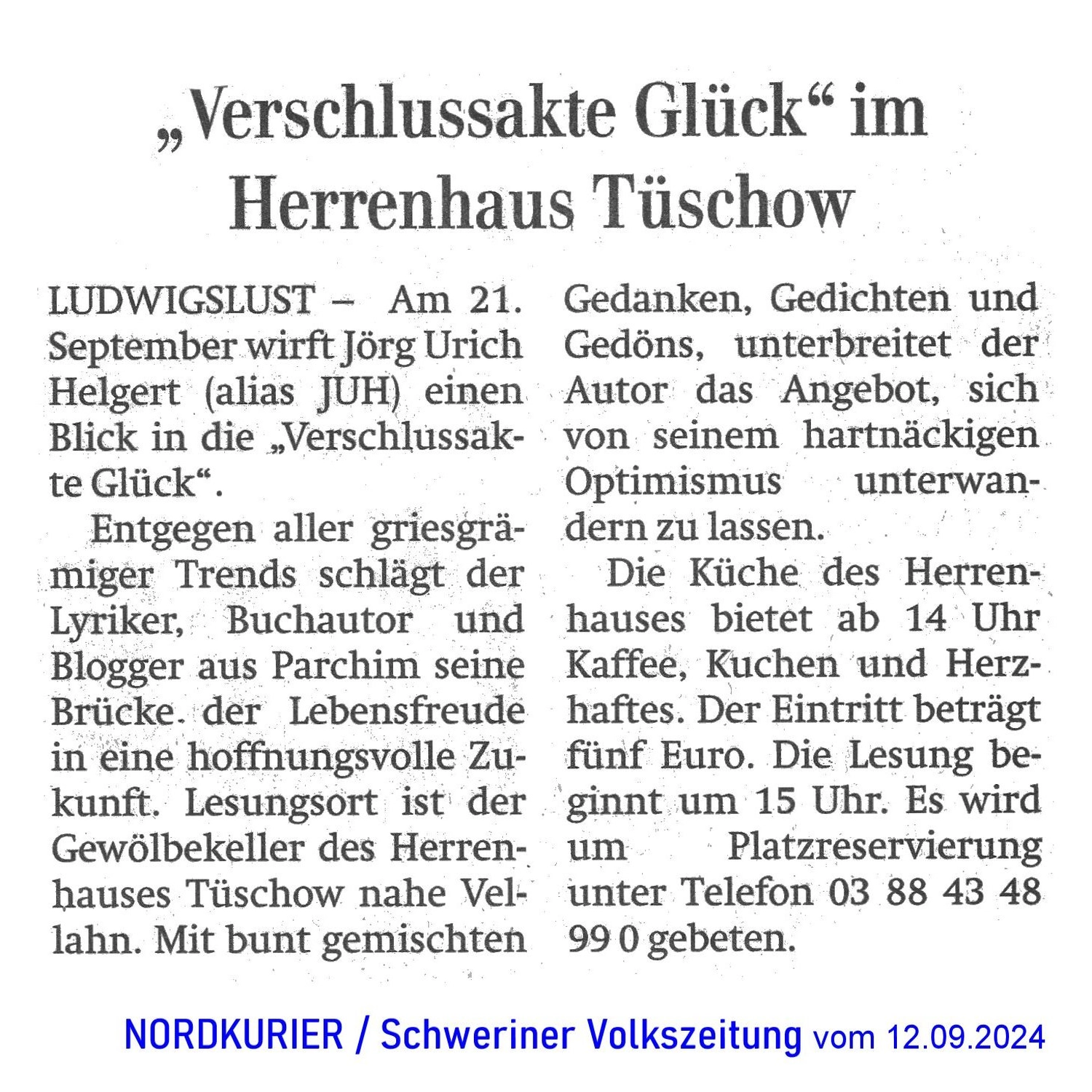 Jörg Ulrich Helgert - Lyriker - Buchcover