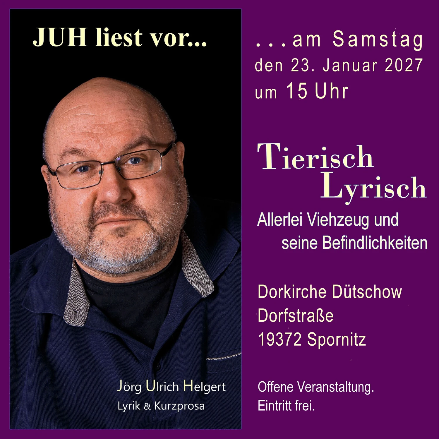 Jörg Ulrich Helgert - Lyriker